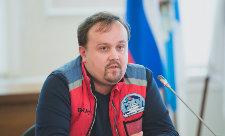 Глава Арктического центра стратегических исследований САФУ Константин Зайков. Фото Артёма Келарева